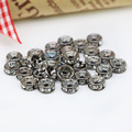 Excellent Quality Black Lead Crystal Beads Jewellery Rhinestone Spacer Beads Wholesale